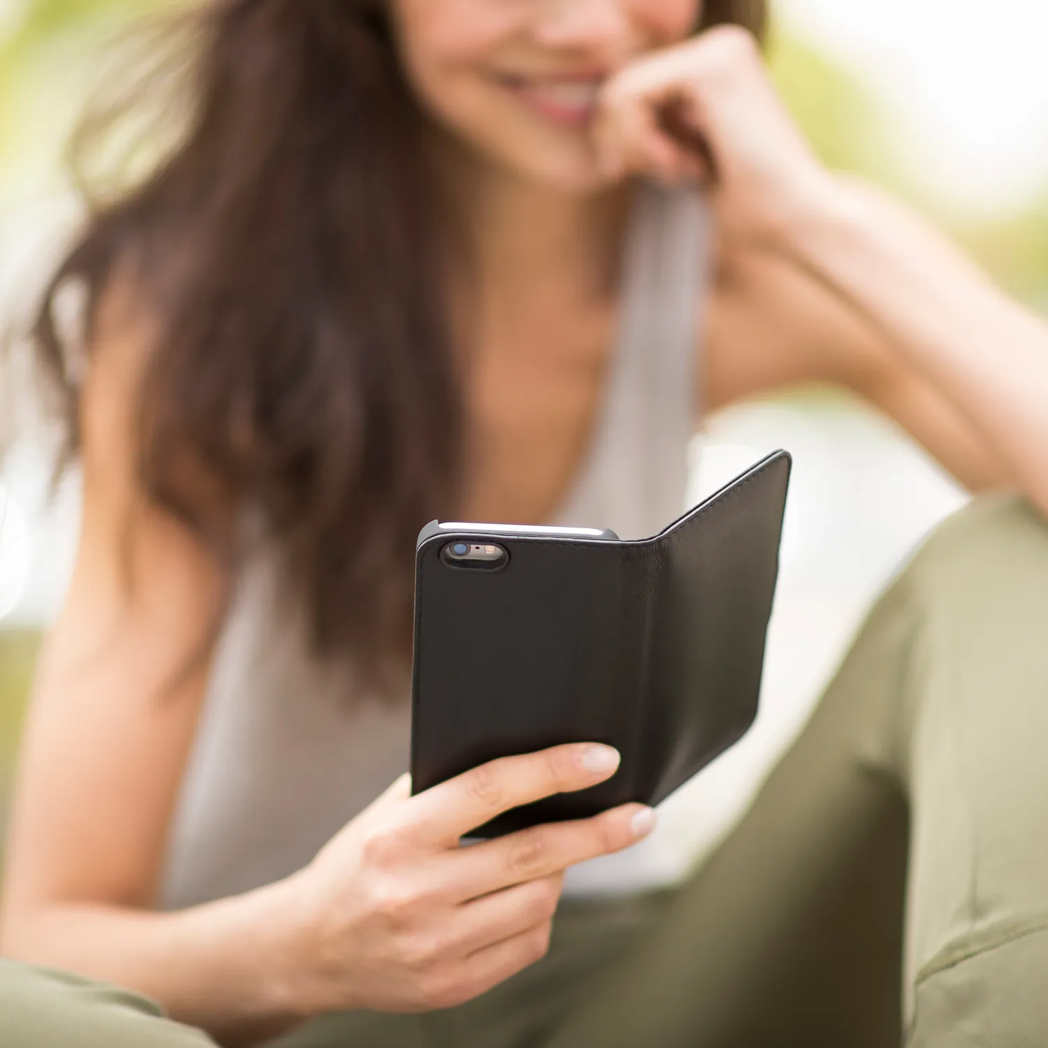 Artwizz SeeJacket Leather iPhone XR Lederhülle schwarz
