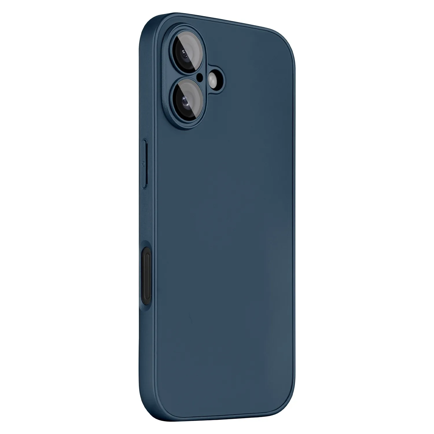 arktis Tech Case iPhone 16 Plus Hülle Blau Glas