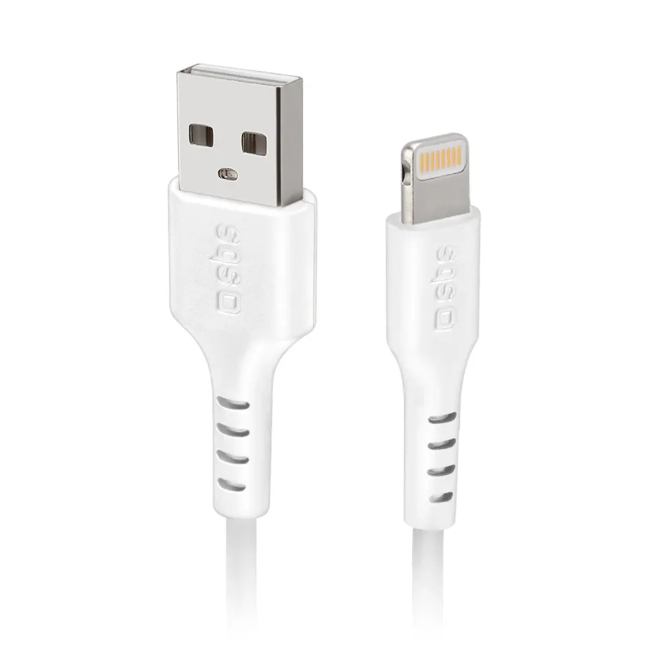SBS USB-Lightning Kabel 2m iPhone Ladekabel MFi Metall