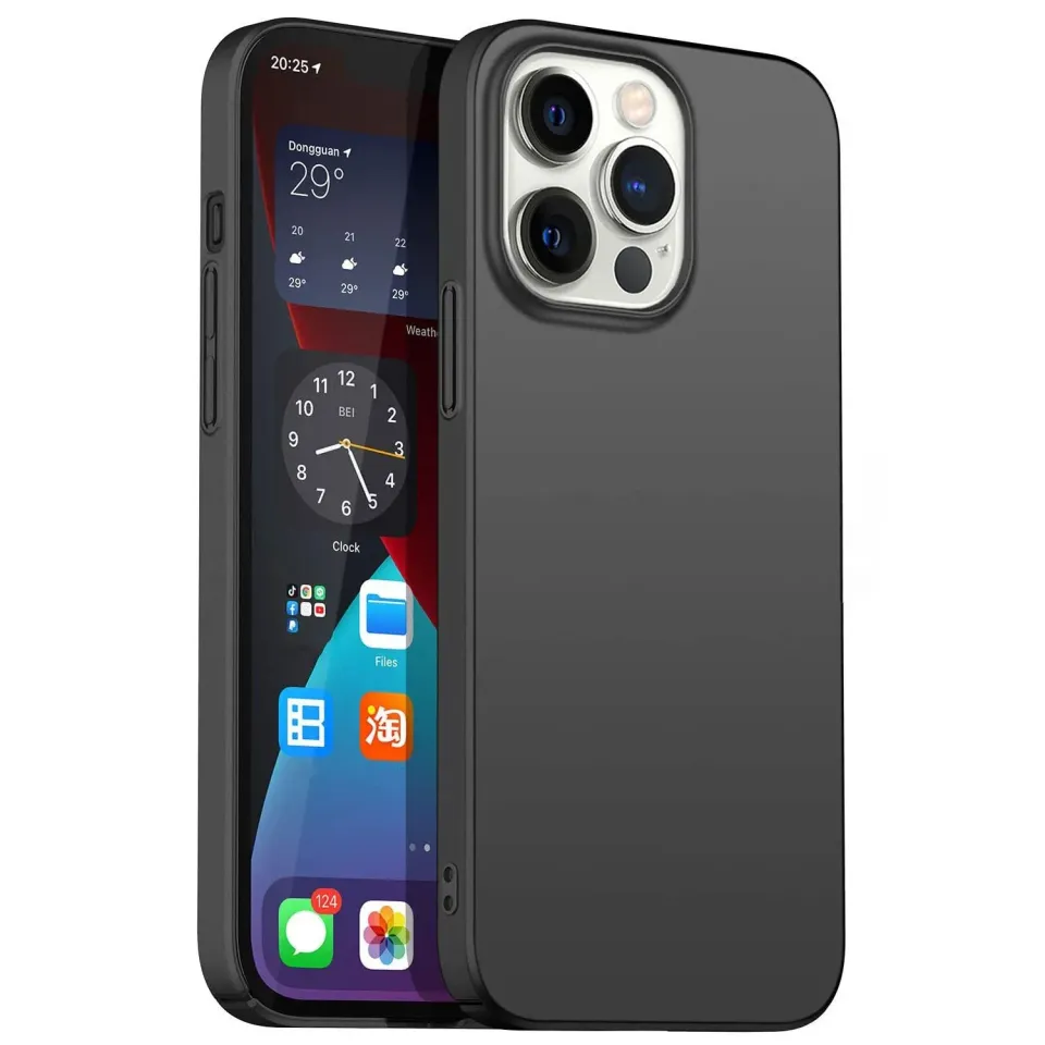 arktis iPhone 13 Pro UltraSlim Hardcase schwarz dünn