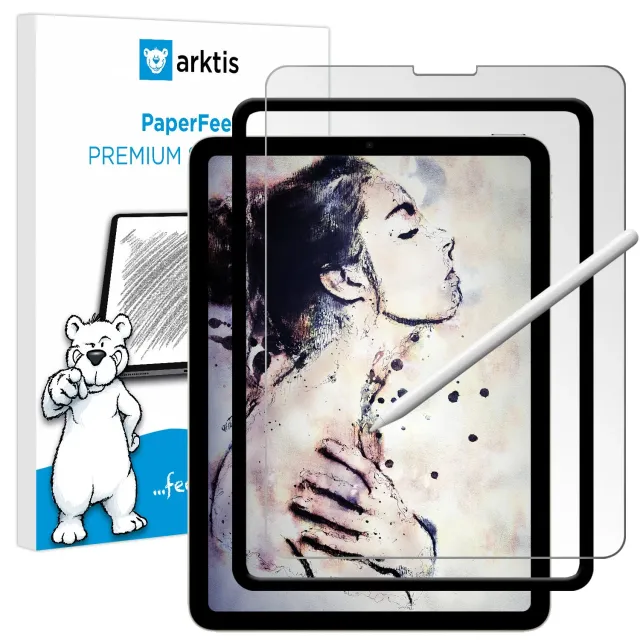 arktis PaperFeel iPad Air 11 Schutzglas matt 2024-2026