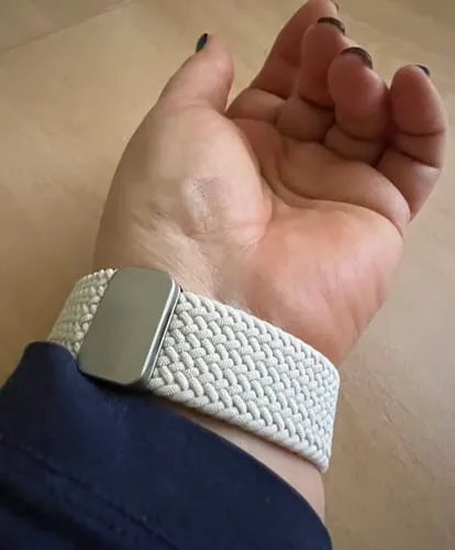 arktisband Apple Watch Neo Magnetarmband Rosa/Weiß