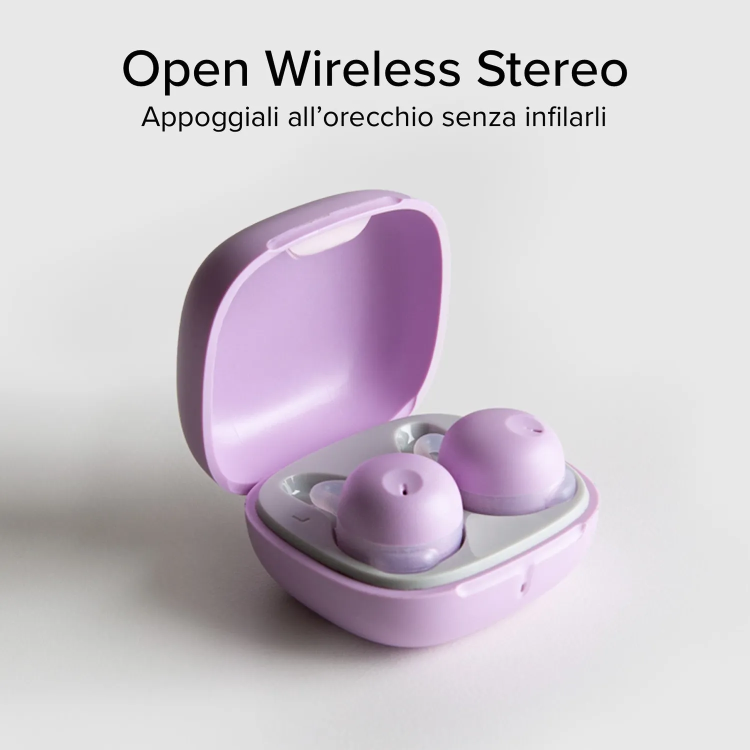 SBS OWS Open-Ear Kopfhörer rosa mit Case