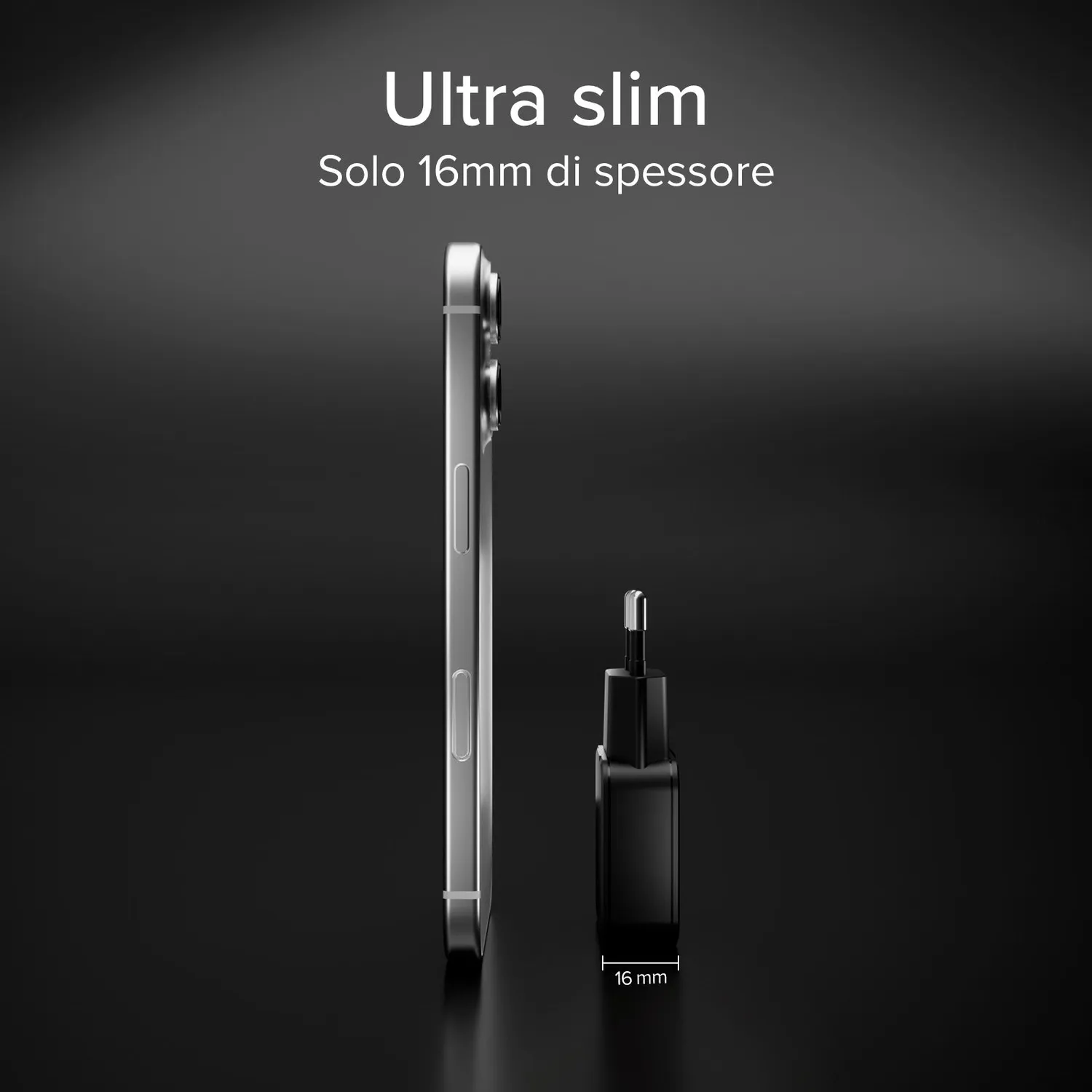 SBS 20W USB-C Wandladegerät Ultra Slim PD
