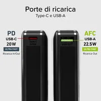 SBS Powerbank 10000 mAh PD 20W kompakt Schnellladen