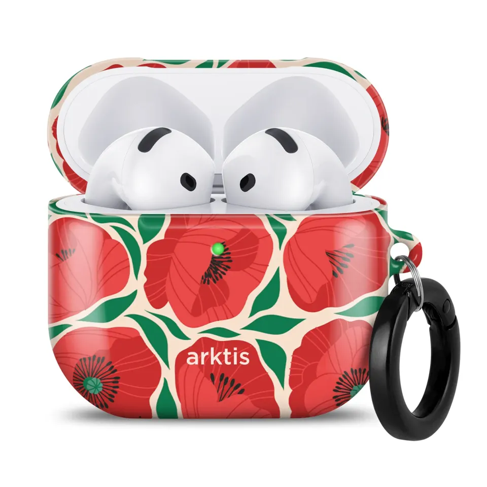 arktis AirPods 4 Hülle Summer Garden Qi-fähig