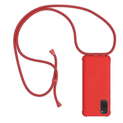 EAZY CASE Classic Galaxy S20 Handykette Rot mit Band