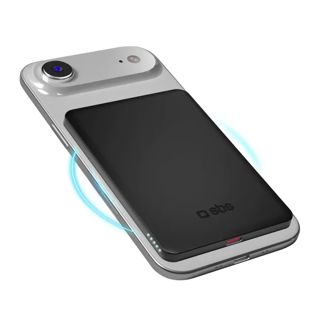 SBS Light Mag 3000 Powerbank magnetisch 3000mAh slim