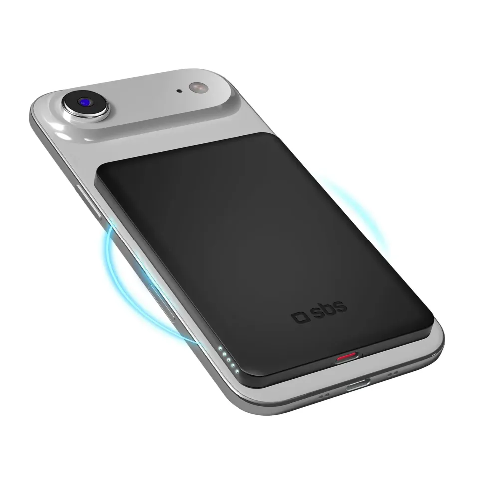 SBS Light Mag 3000 Powerbank magnetisch 3000mAh slim