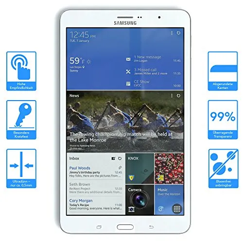 EAZY CASE Galaxy Tab Pro 8.4 Schutzglas Transparent 9H