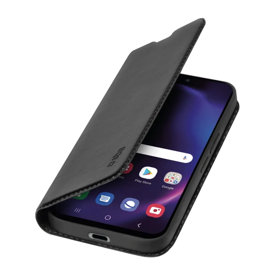 SBS Wallet Lite Galaxy S24+ Klapphülle schwarz 2 Karten