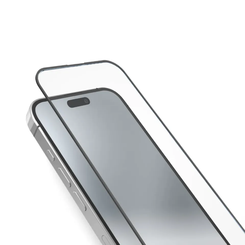 SBS Full Cover Panzerglas iPhone 15 Pro Max Schwarz Glas