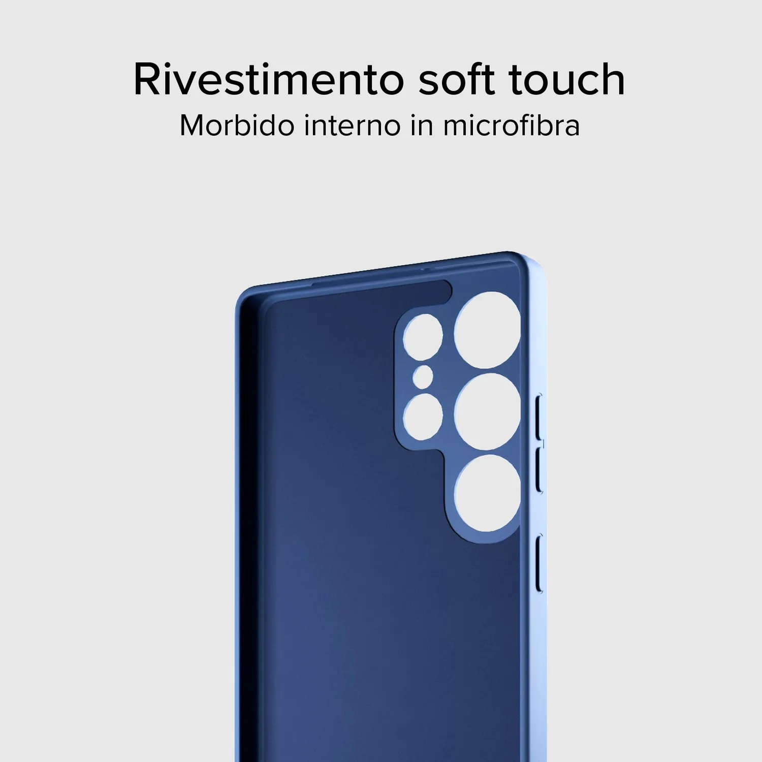 SBS Instinct Samsung Galaxy S25 Ultra Hülle Blau Mikrofaser innen