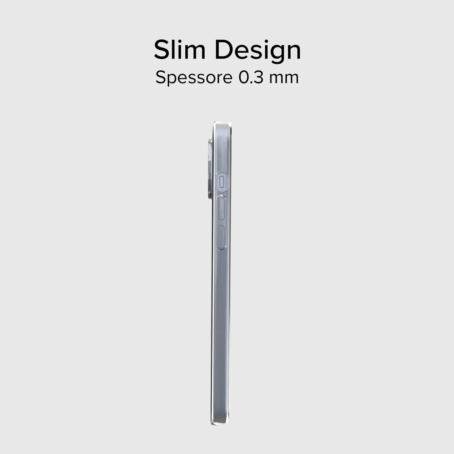 SBS iPhone 15 Plus/14 Plus Hülle transparent Skinny dünn