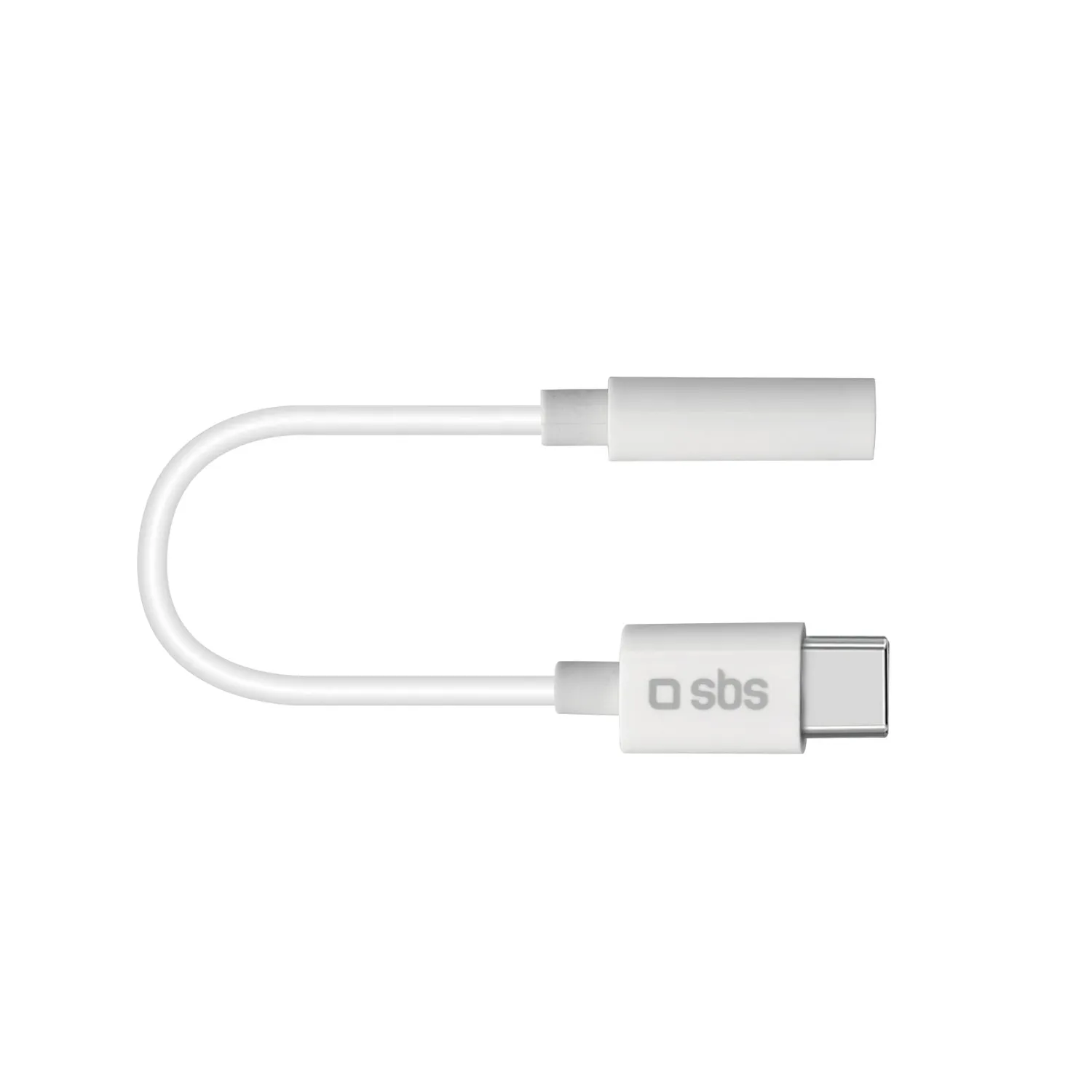 SBS USB-C auf Klinke Adapter 3,5mm 9cm schwarz