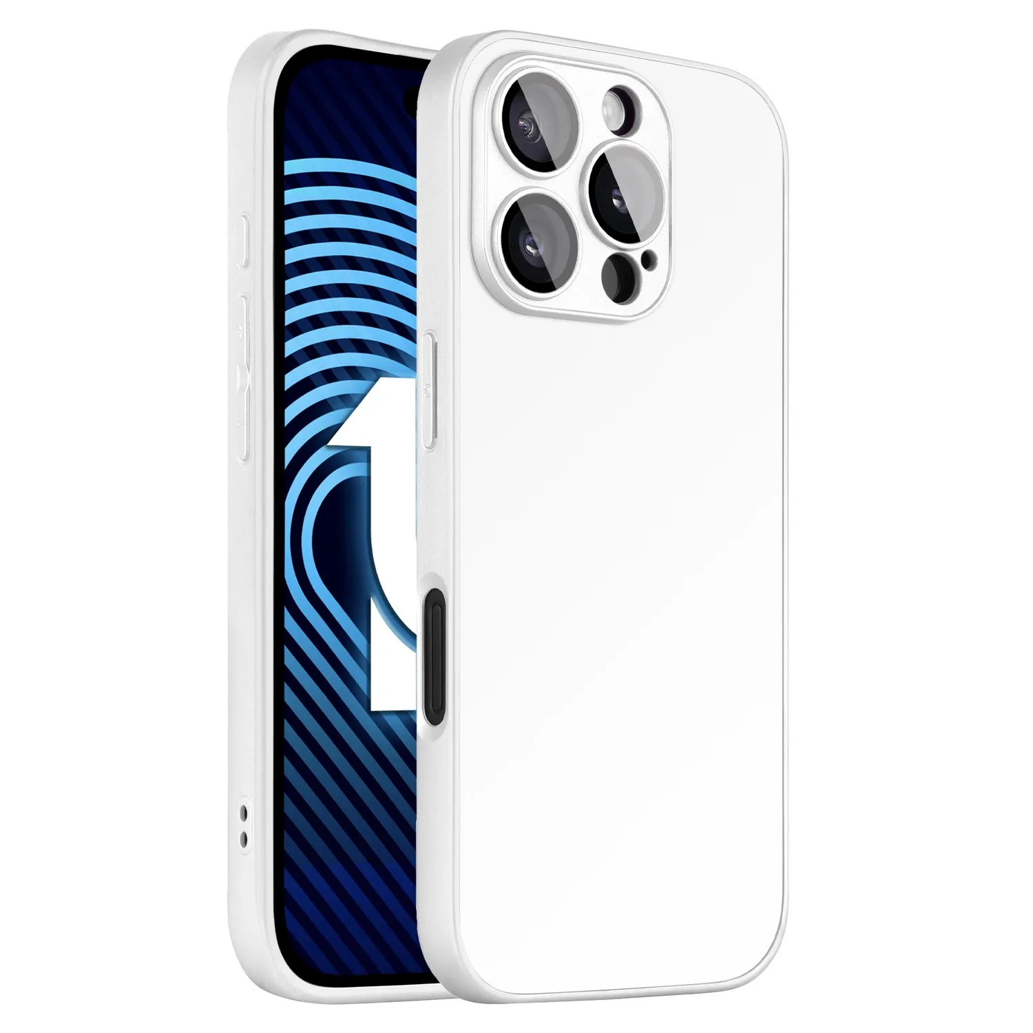 arktis Tech Case iPhone 16 Pro Max Hülle Blau matt