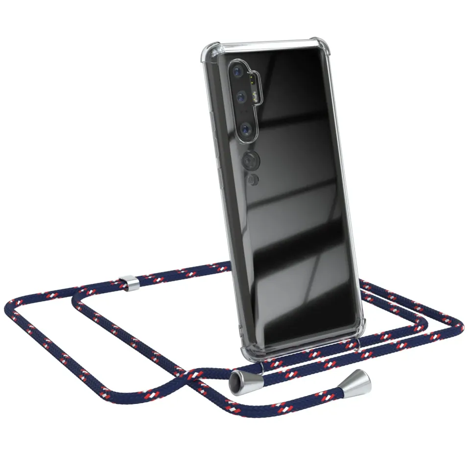 EAZY CASE Mi Note 10 Handykette Navy Camouflage