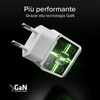SBS 65W GaN Slim USB-C Wandladegerät 2-Port PD