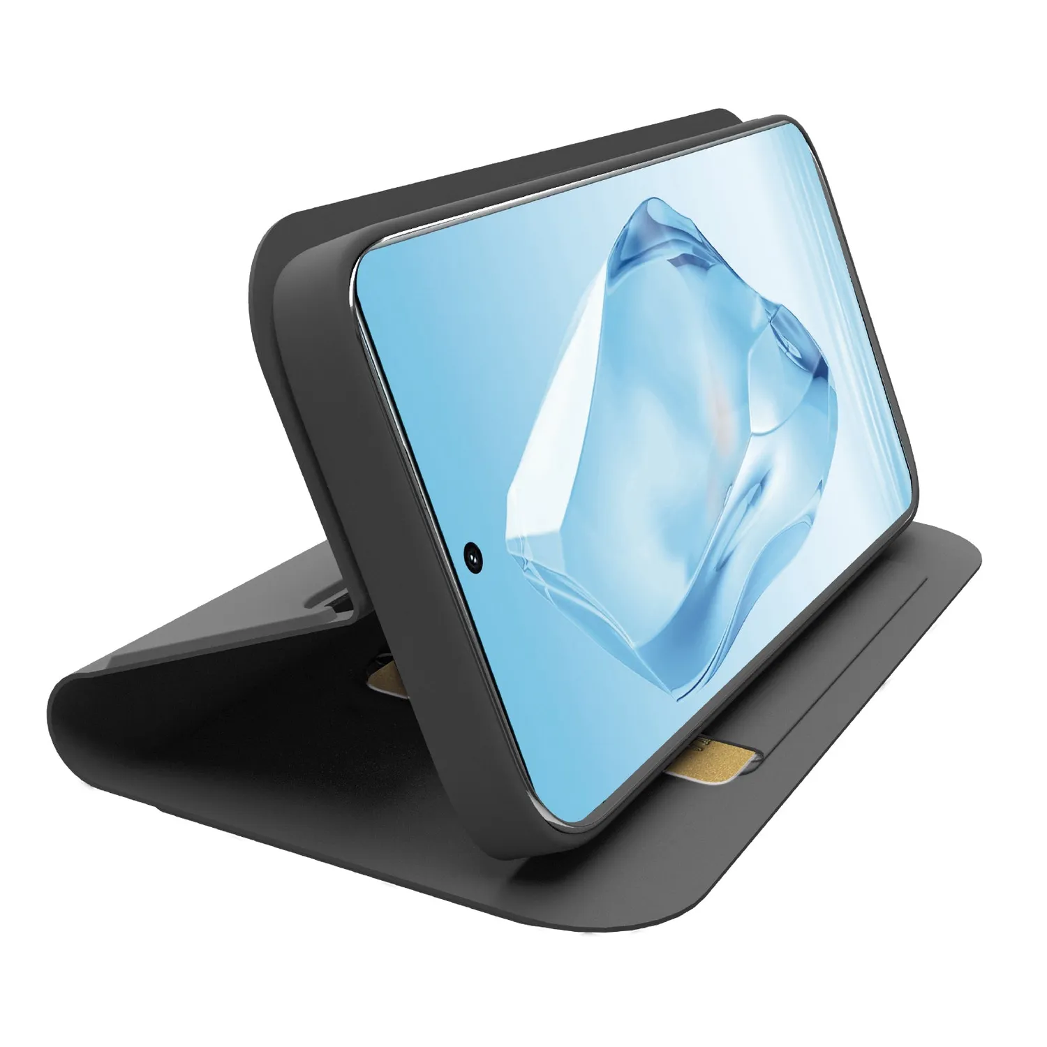 SBS Wallet Smooth Klapphülle OnePlus 12R schwarz Stand