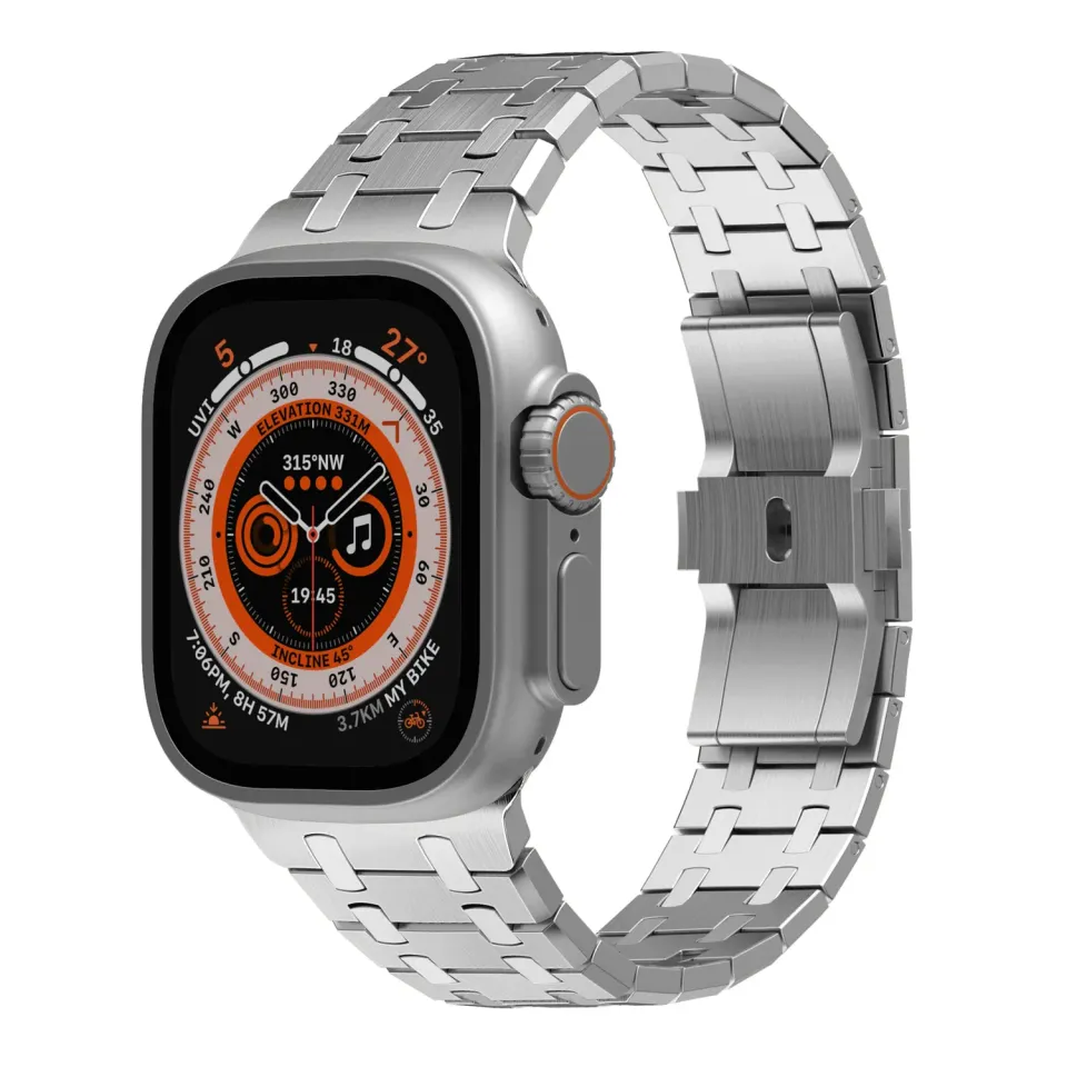 arktisband Symphony Apple Watch Armband Silber 49/46mm