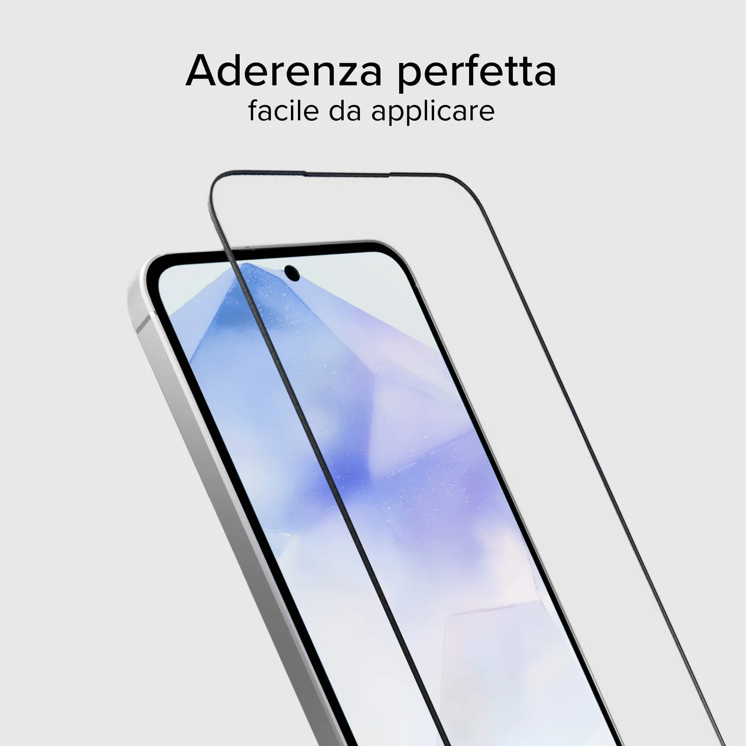 SBS Full Cover Galaxy A35/A55 Panzerglas schwarz