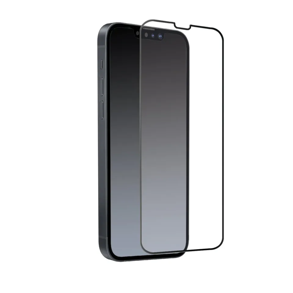 SBS Full Cover Panzerglas iPhone 13/14 Schwarz