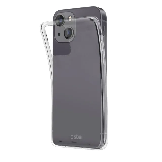SBS Skinny iPhone 13 Handyhülle transparent dünn