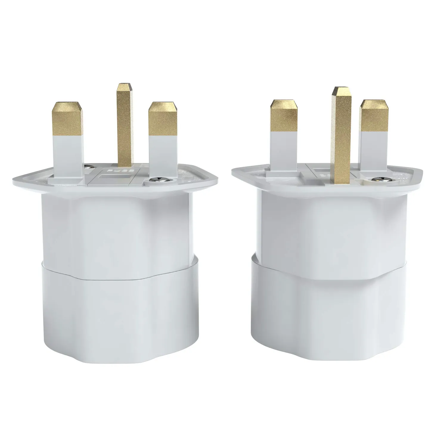 EAZY CASE UK Reiseadapter 2er Set weiß für England