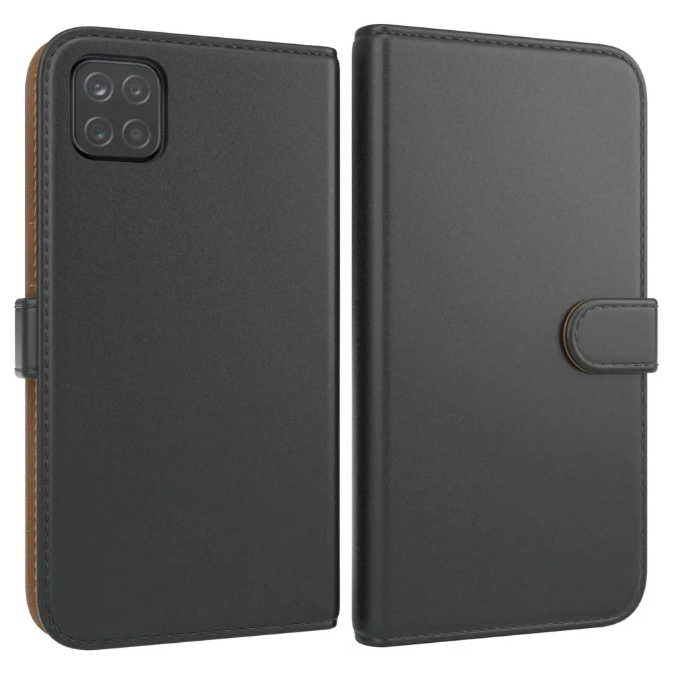 EAZY CASE Galaxy A12 Klapphülle Schwarz Book