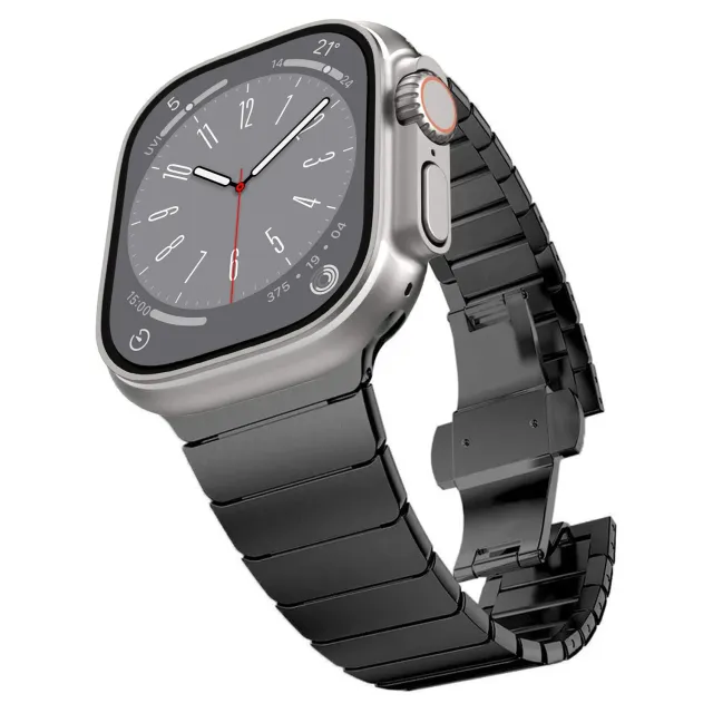 arktisband Commander Ultra Edelstahlarmband Schwarz
