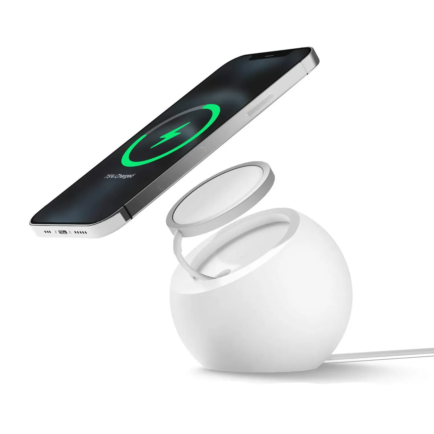 arktis Orbit Stand MagSafe Halter Schwarz Silikon