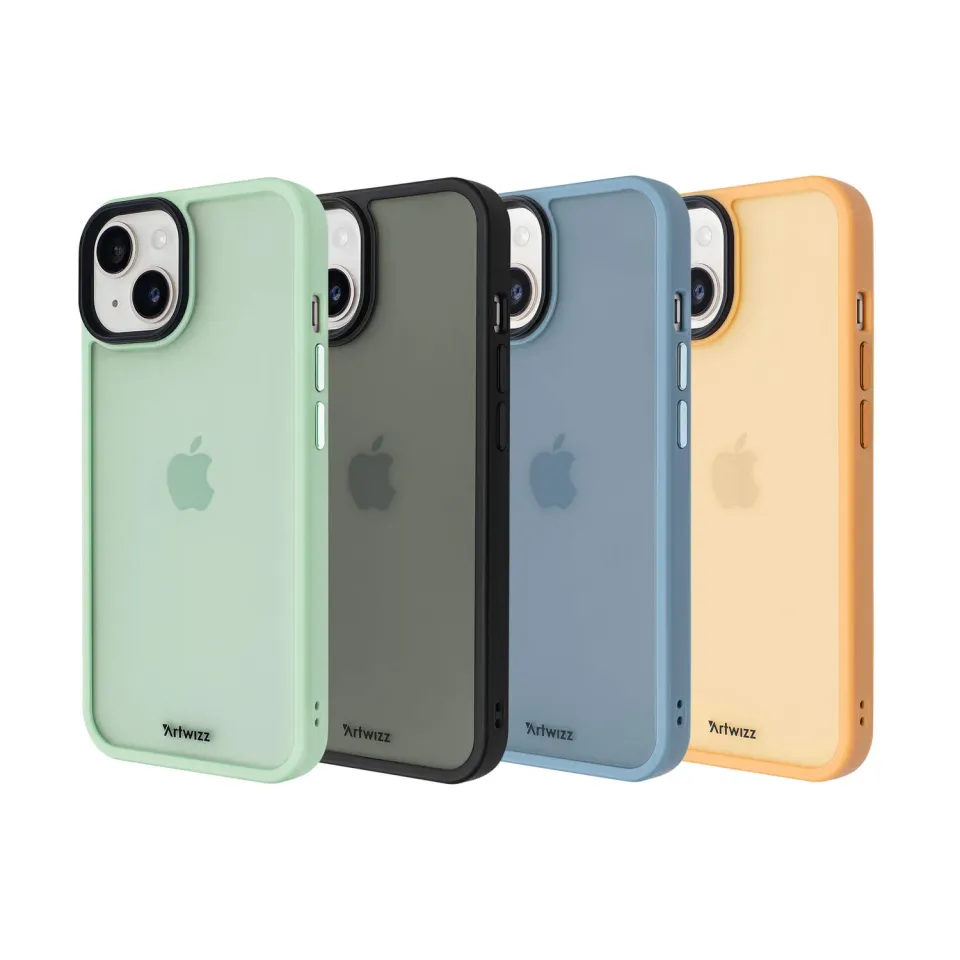 Artwizz IcedClip iPhone 14 Hülle matt transluzent