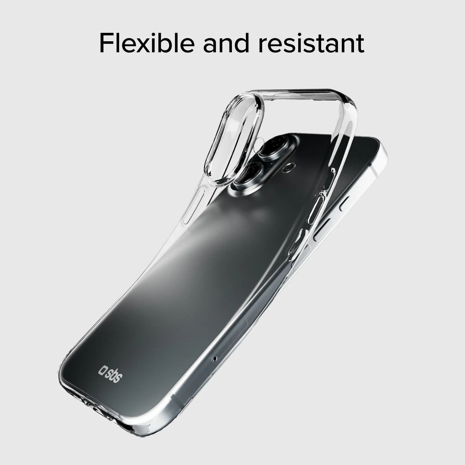SBS Skinny Handyhülle iPhone 16 Plus transparent