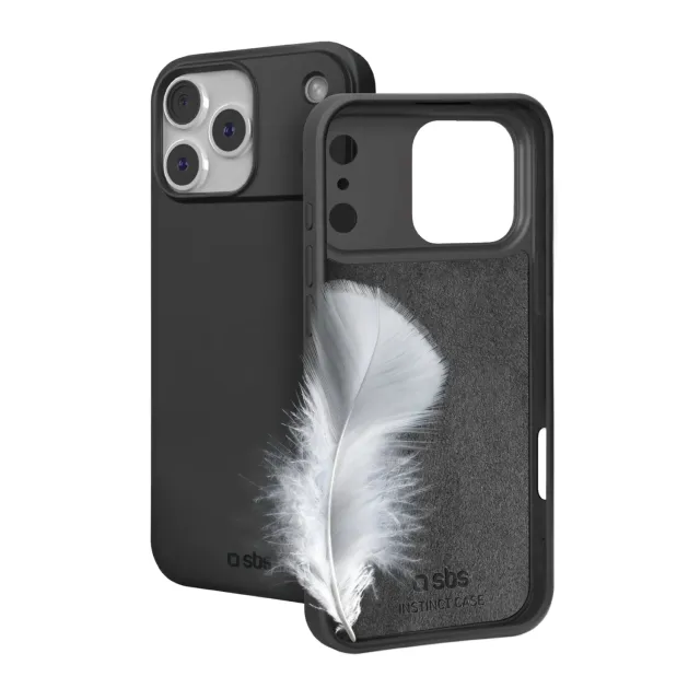 SBS Instinct iPhone 17 Pro Max Hülle Schwarz stoßfest