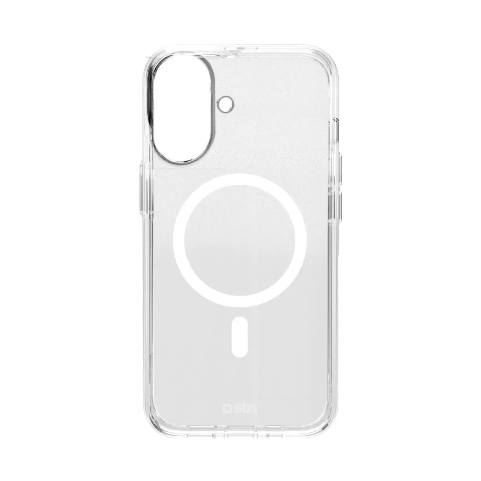 SBS D3O MagSafe Hülle iPhone 16 Plus transparent