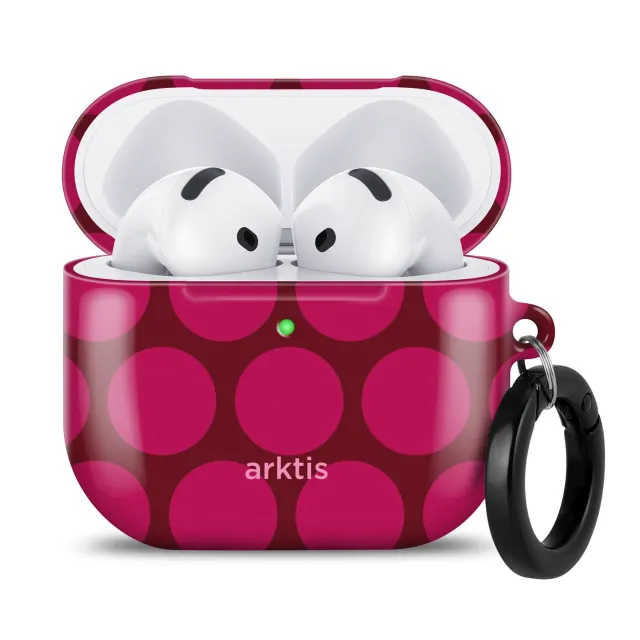 arktis AirPods 4 Hülle Polka Dots Polycarbonat