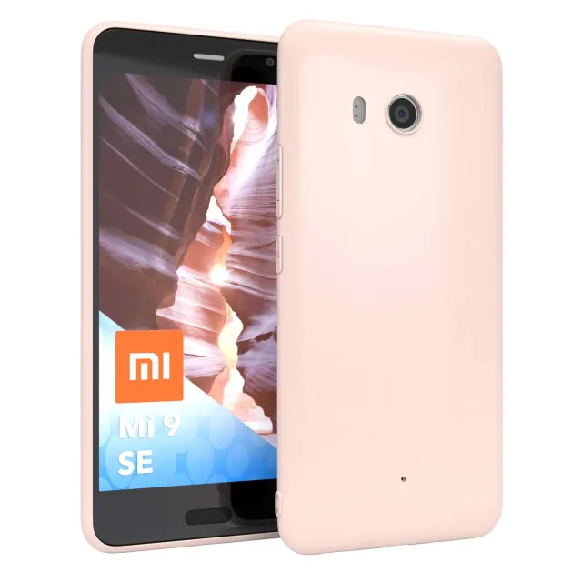 EAZY CASE Xiaomi Mi 9 SE Silikonhülle Hellrosa Kameraschutz