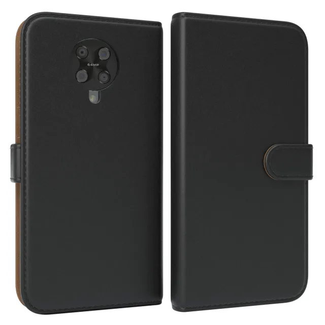 EAZY CASE Poco F2 Pro Klapphülle Schwarz Book