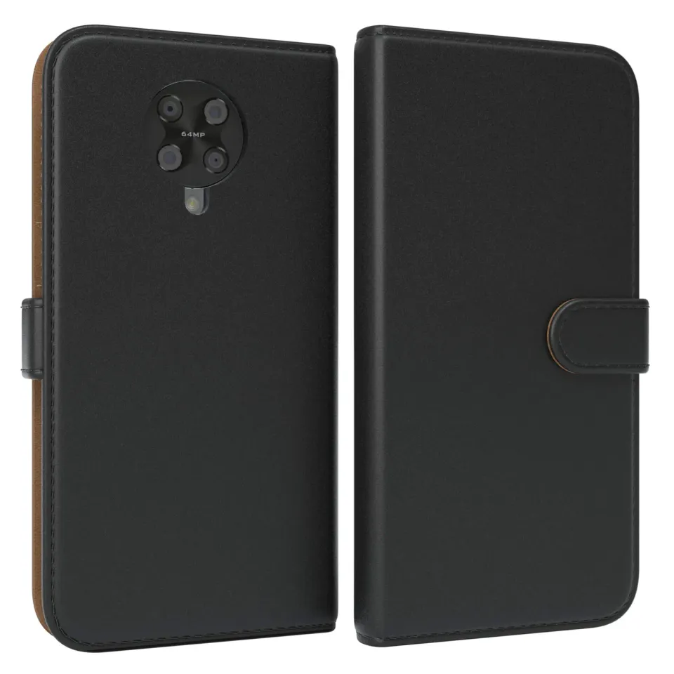EAZY CASE Poco F2 Pro Klapphülle Schwarz Book