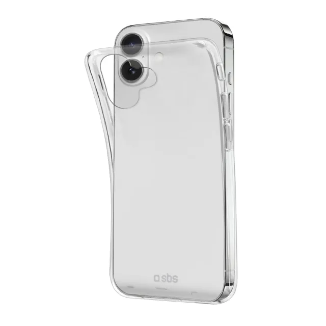 SBS Re-Skinny iPhone 16 Plus Handyhülle transparent recycelt