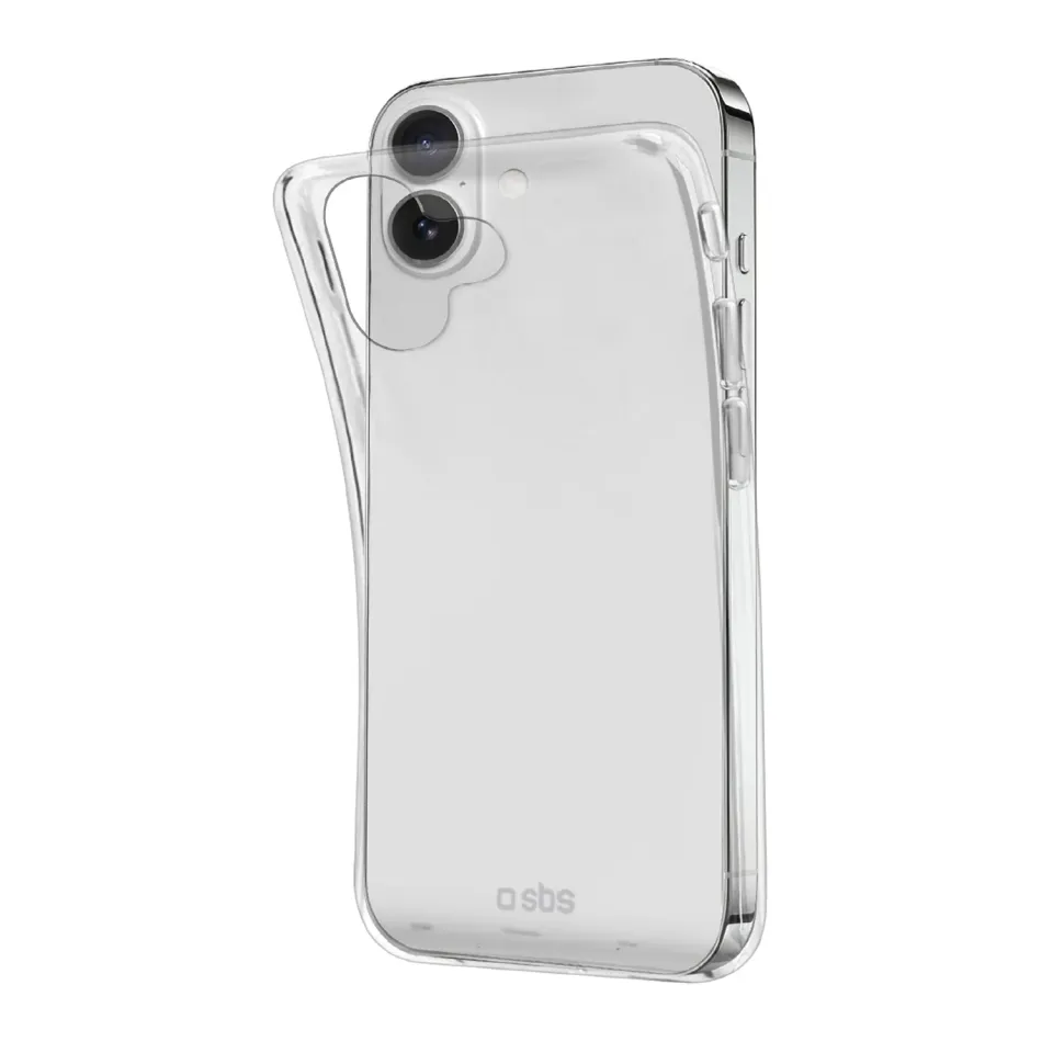 SBS Re-Skinny iPhone 16 Plus Handyhülle transparent recycelt
