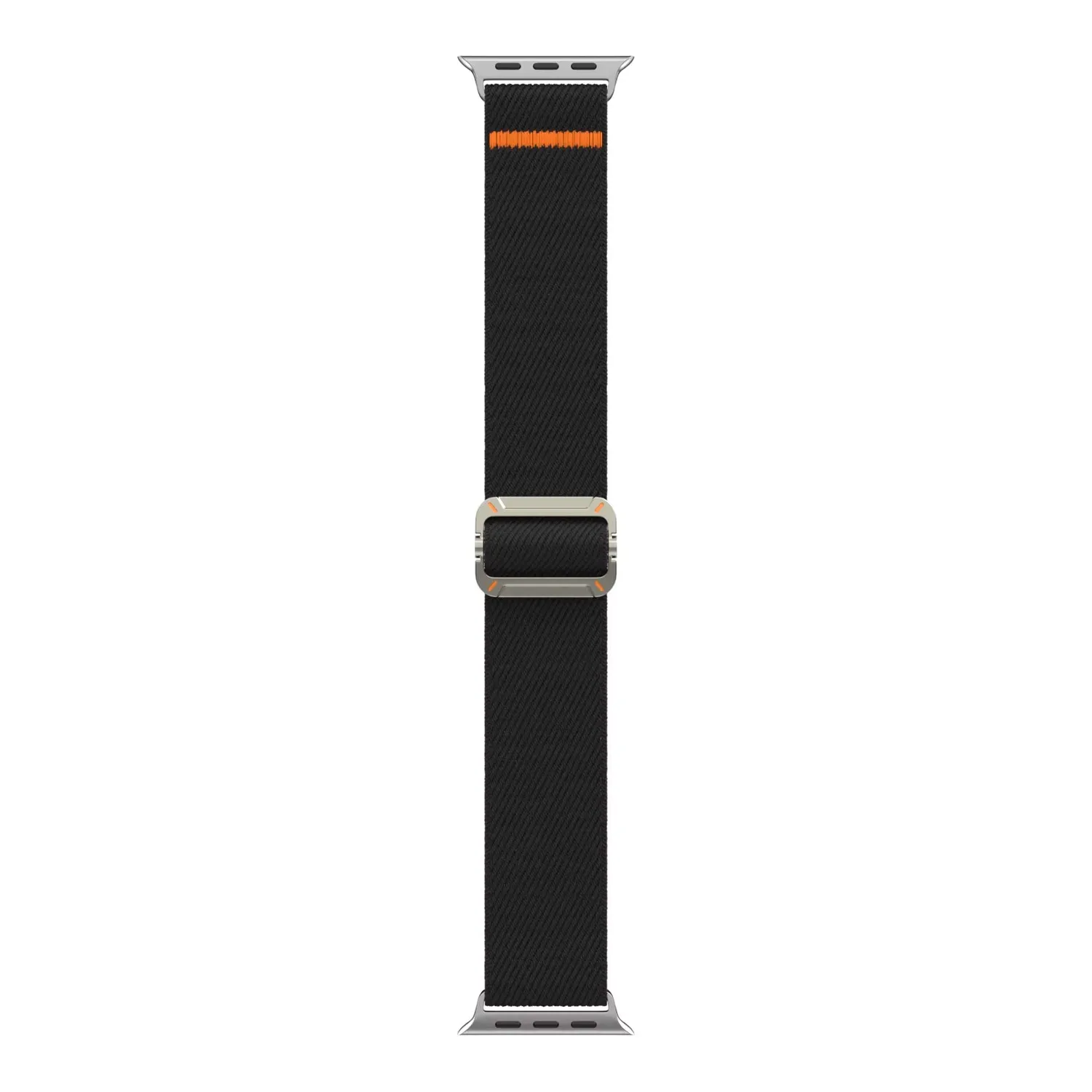 arktis FlexOne Apple Watch Nylonarmband Schwarz 49/46/45/44 mm Stretch