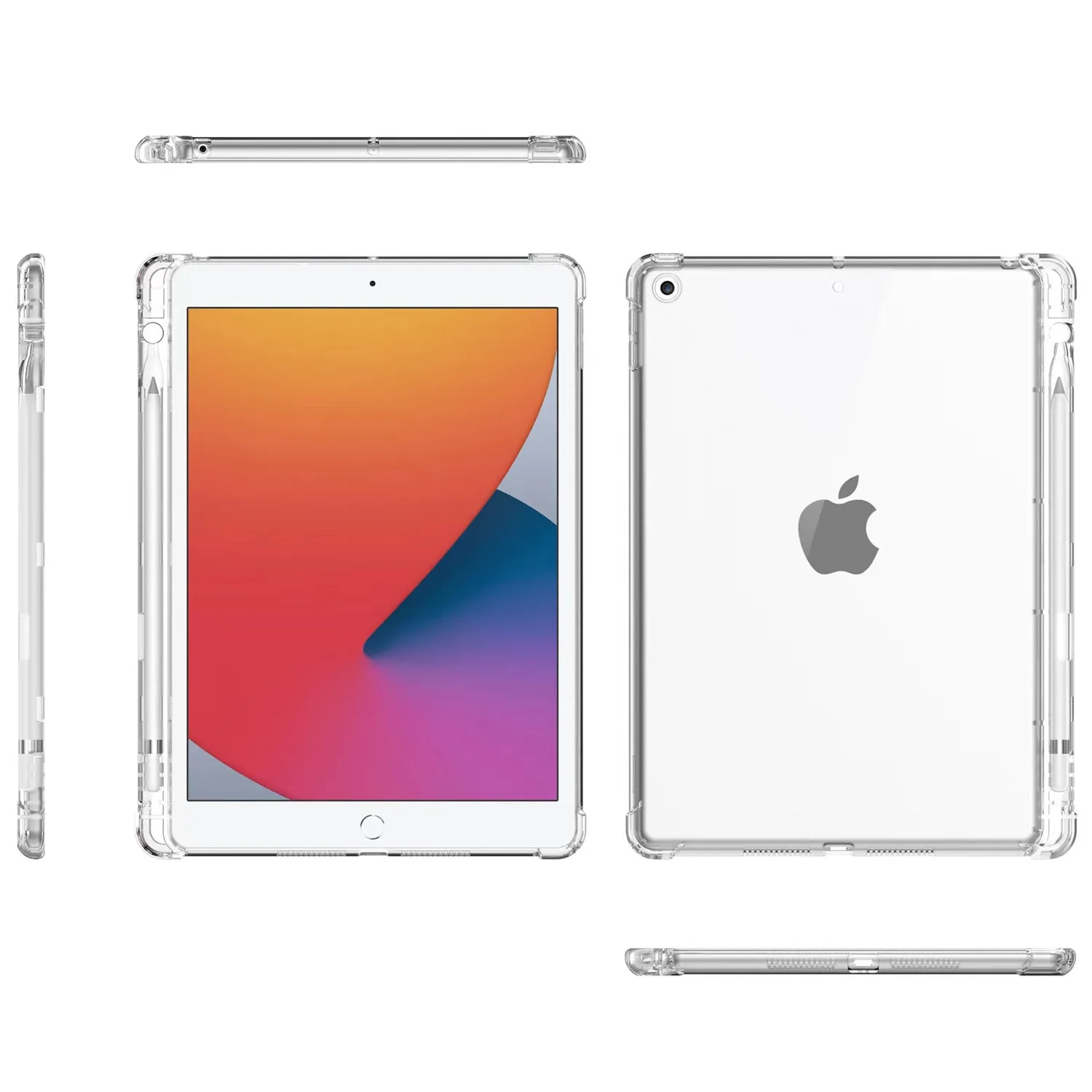 arktis TPU Pencil iPad 10,2 Hülle transparent