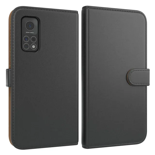 EAZY CASE Mi 10T / 10T Pro Klapphülle Book Schwarz Kartenfach