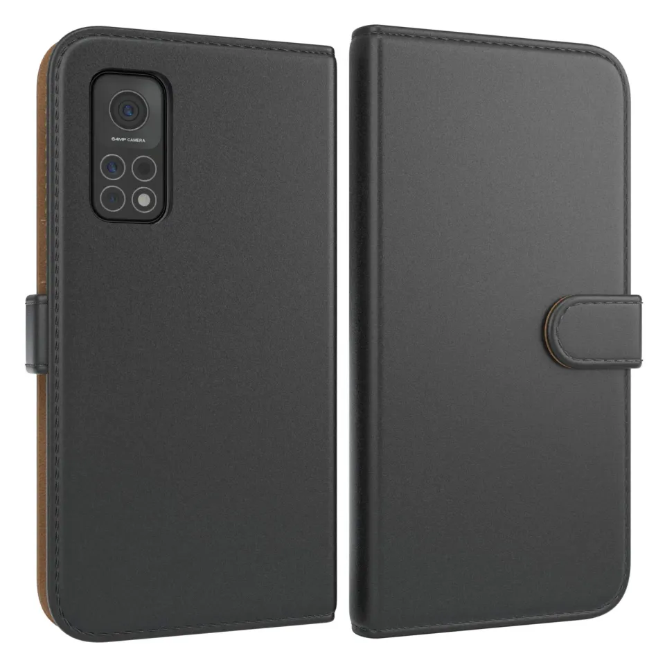 EAZY CASE Mi 10T / 10T Pro Klapphülle Book Schwarz Kartenfach