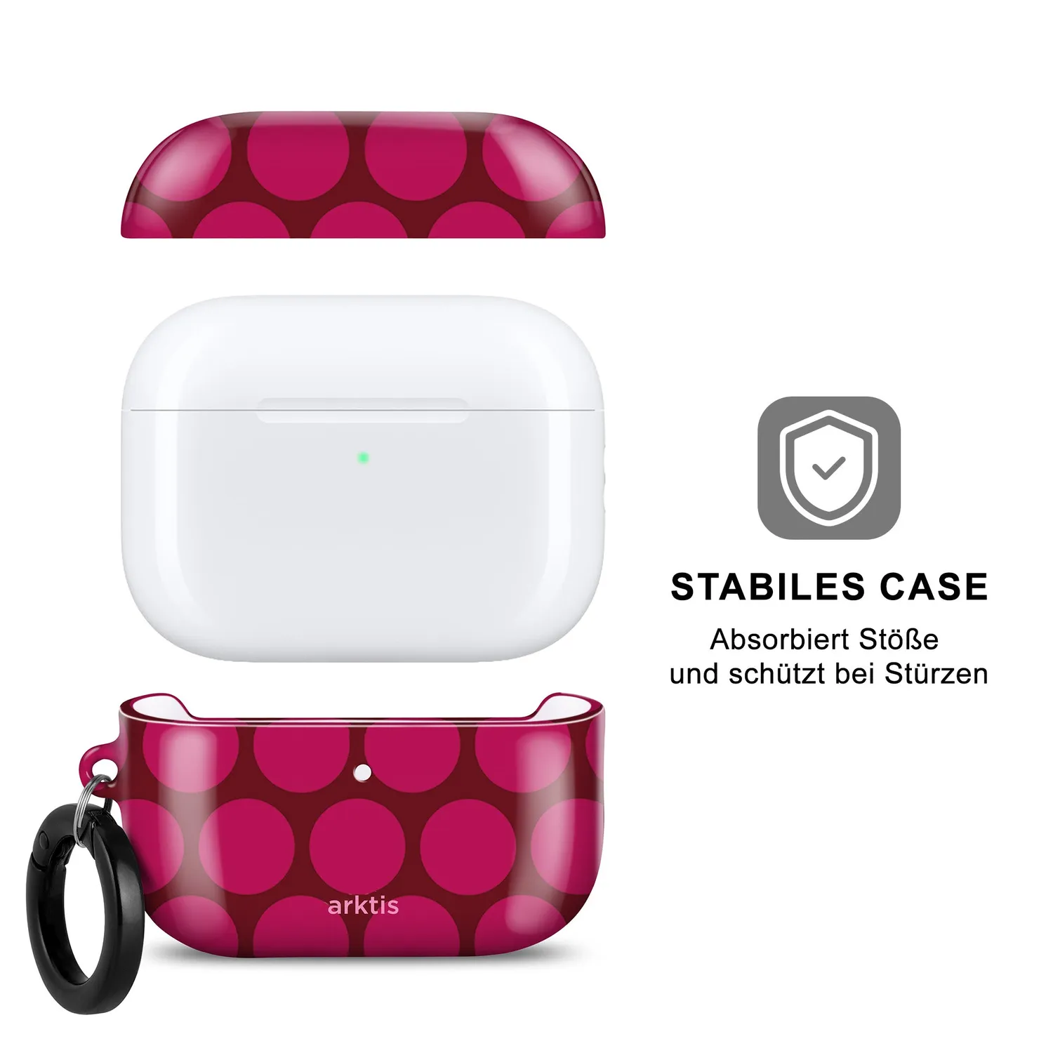 arktis AirPods Pro 3 Hülle Polka Dots kabellos