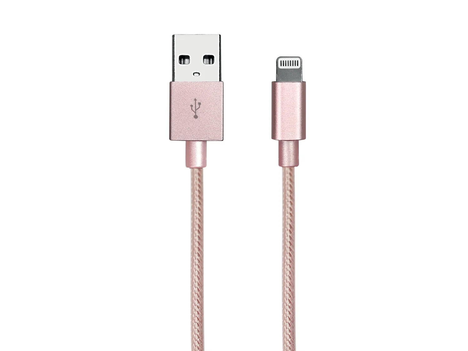 SBS Gold Lightning-Kabel 1m rosa MFi Ladekabel iPhone