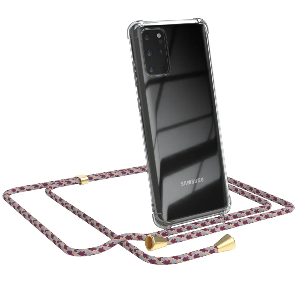 EAZY CASE Handykette Galaxy S20 Plus Bordeaux Camouflage