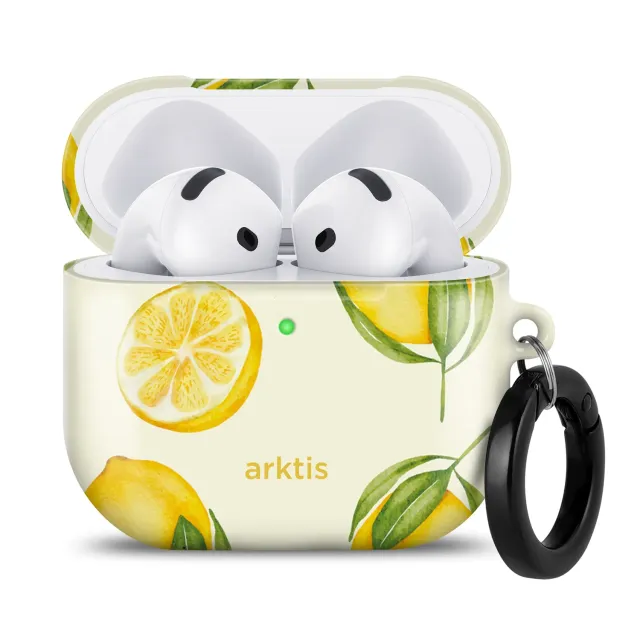 arktis AirPods 4 Hülle Lemon Case Polycarbonat