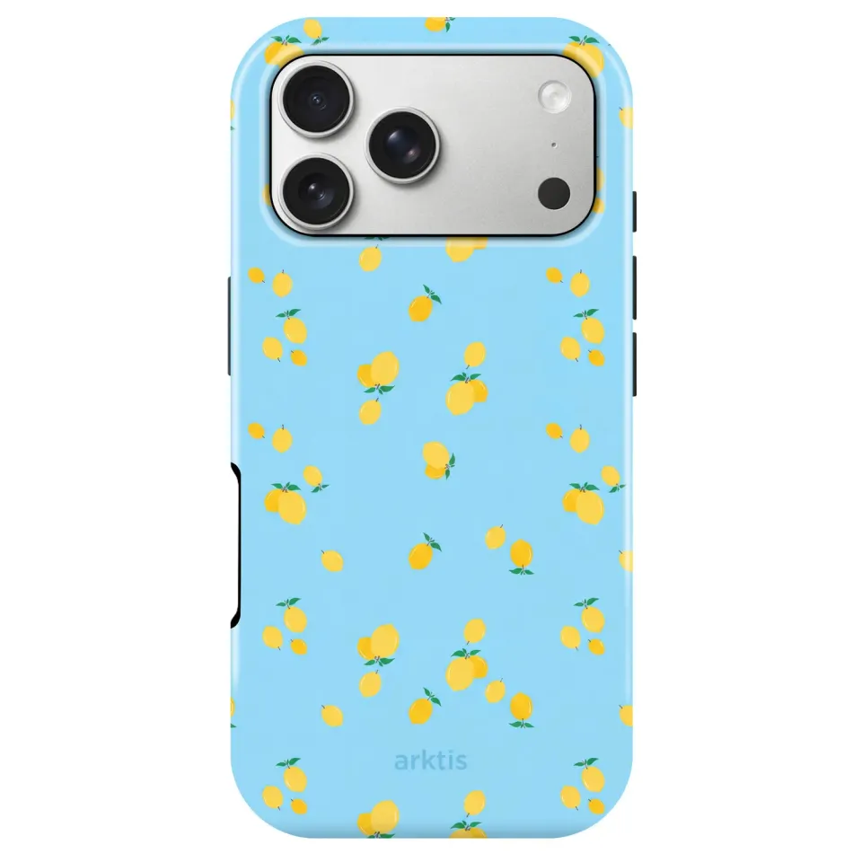 arktis Summer Lemon iPhone 17 Pro Hülle MagSafe Print